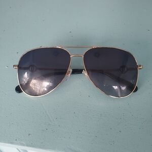 Marc Jacobs Gold Pilot Aviator Sunglasses